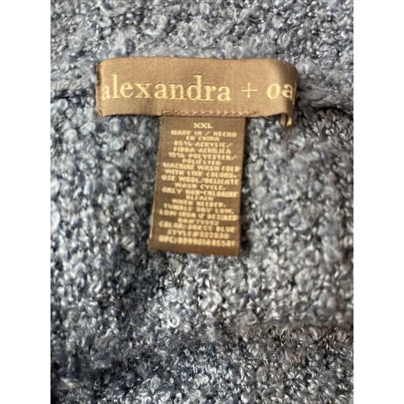 Alexandra+ Oak Blue Long Cardigan XXL - Picture 5 of 7